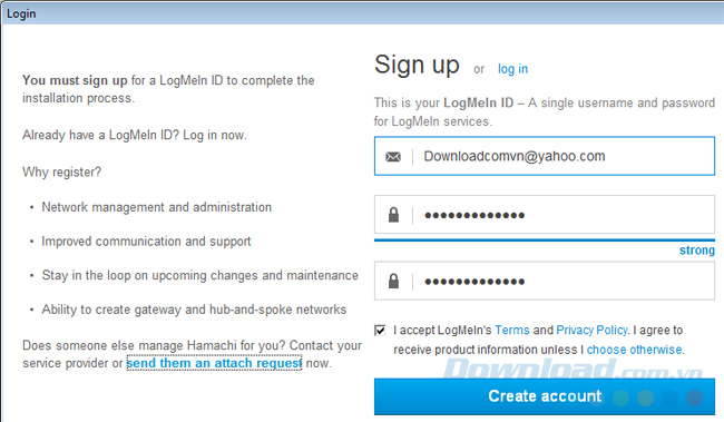 Điền thông tin Điền thông tin