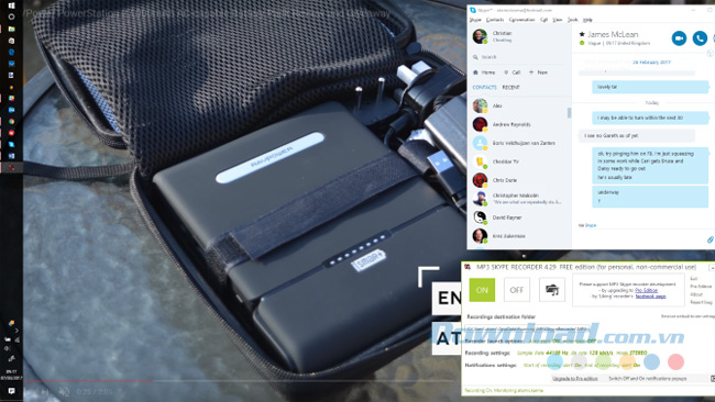 Dùng video trên Youtube