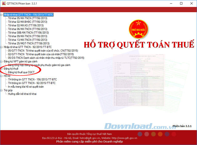 Đăng ký thuế TNCN Đăng ký thuế TNCN