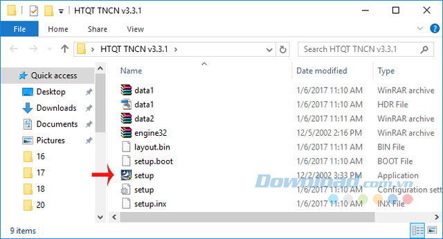 File cài đặt File cài đặt