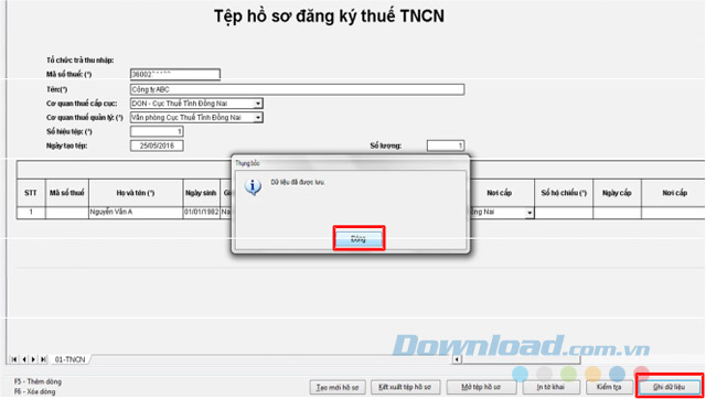 Ghi dữ liệu Ghi dữ liệu