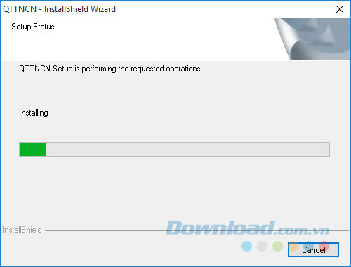 Quá trình cài đặt QTTNCN Quá trình cài đặt QTTNCN