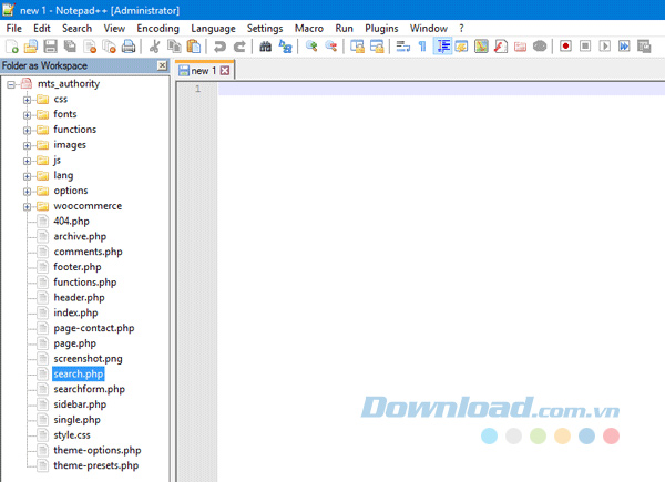 Mở file ở chế độ xem dạng cây Mở file ở chế độ xem dạng cây