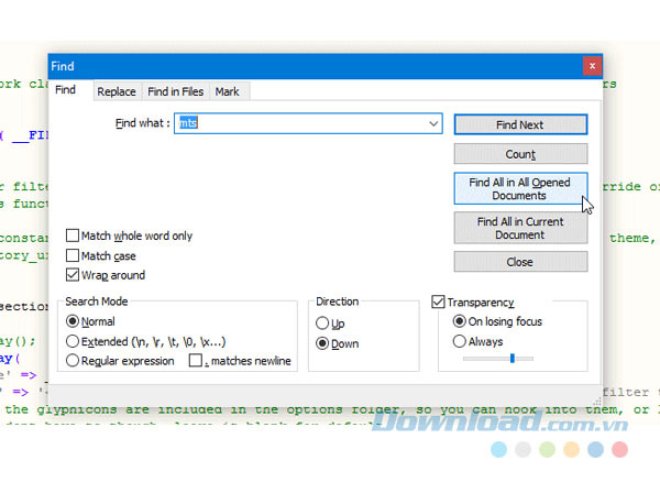 Tìm chữ hoặc văn bản trên nhiều file Tìm chữ hoặc văn bản trên nhiều file