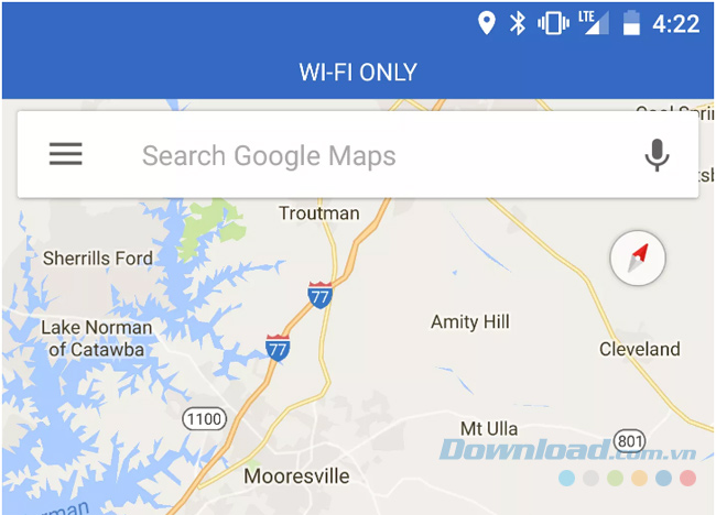 Chế độ chỉ dung Wi-Fi