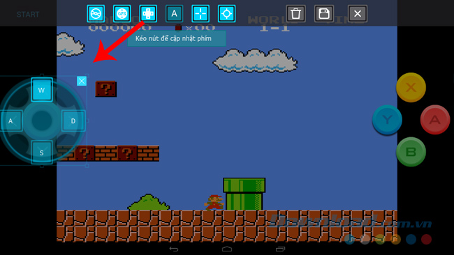 Thiết lập di chuyển