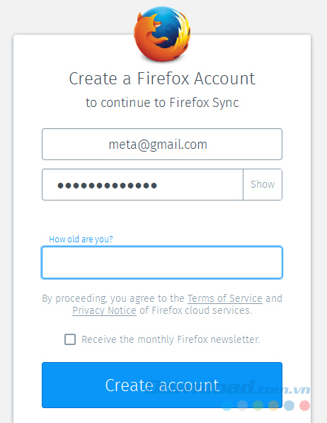 Thông tin tài khoản Thông tin tài khoản