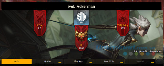 Thông tin game thủ Thông tin game thủ