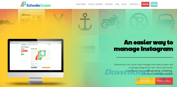 Sử dụng ứng dụng ScheduGram Sử dụng ứng dụng ScheduGram