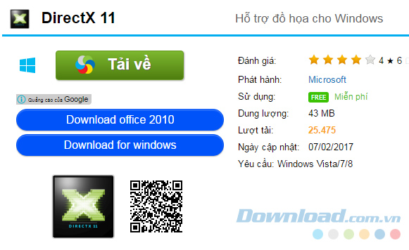 Bổ sung DirectX