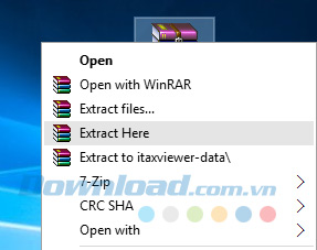 Giải nén iTaxViewer Data