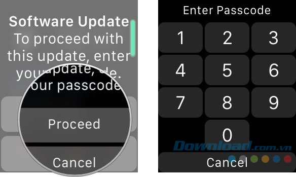 Tải về bản cài đặt watchOS