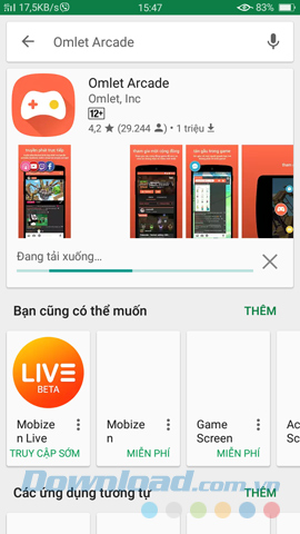Download ứng dụng