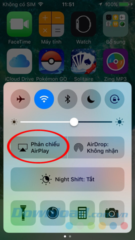 Phản chiếu AirPlay