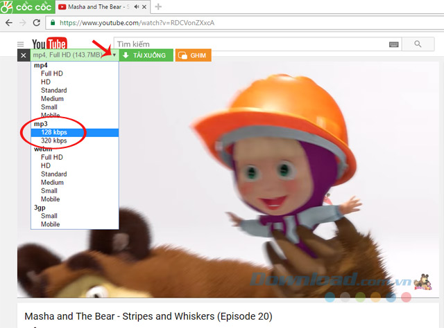 Tải file âm thanh Tải file âm thanh