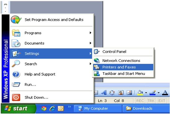 Trên máy tính Windows XP Trên máy tính Windows XP