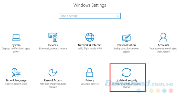 Update and security Update and security