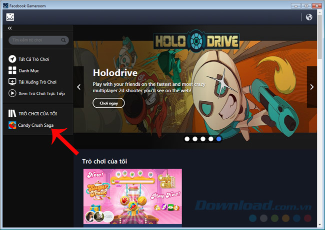 Danh sách game Danh sách game