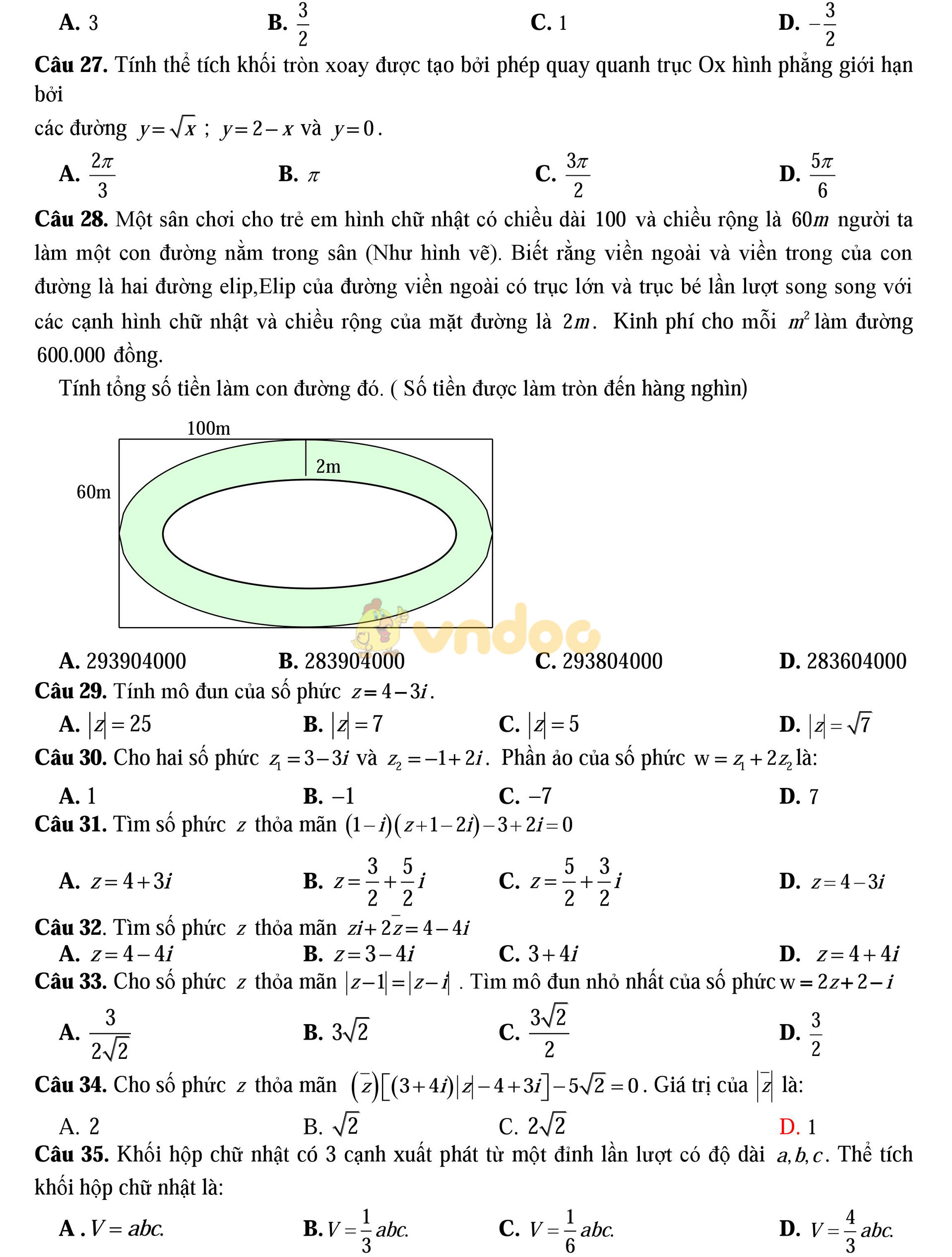 Bộ đề thi thử THPT Quốc gia năm 2017 môn Toán Bộ đề thi thử THPT Quốc gia năm 2017 môn Toán