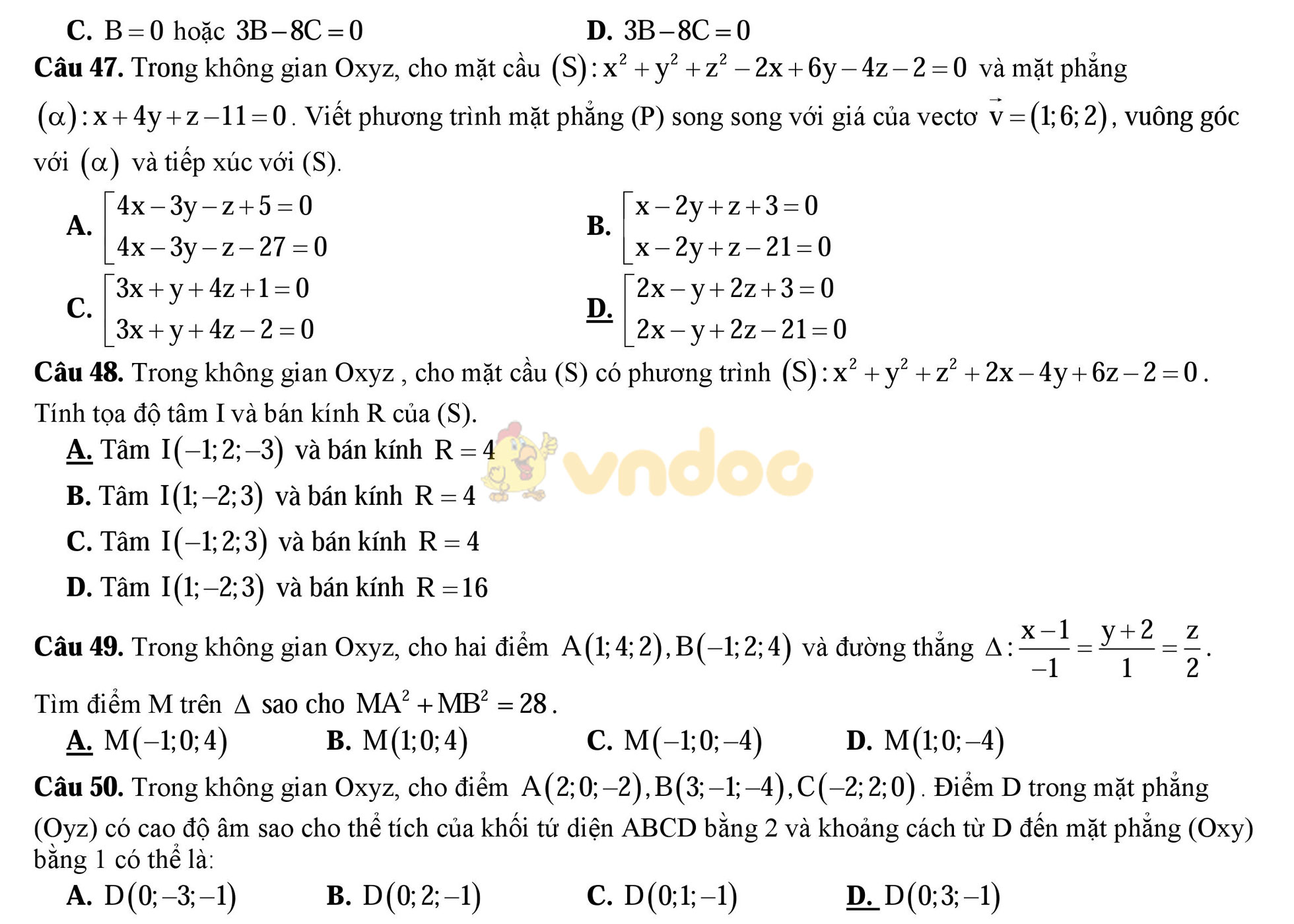 Đề thi thử THPT Quốc gia năm 2017 môn Toán