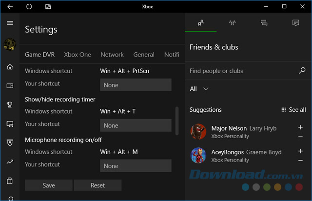 Tùy chỉnh phím tắt Tùy chỉnh phím tắt