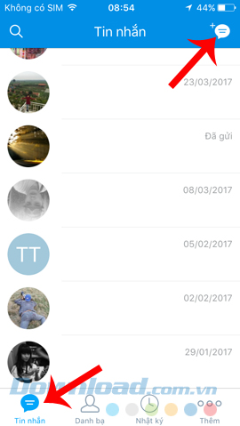 Cách tạo nhóm chat Zalo trên điện thoại