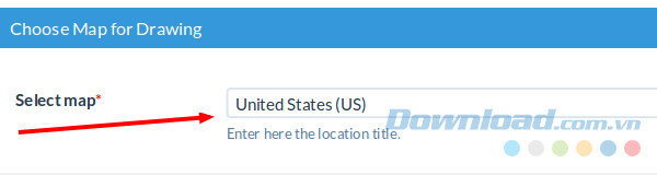 Chọn khu vục bản đồ Chọn khu vục bản đồ