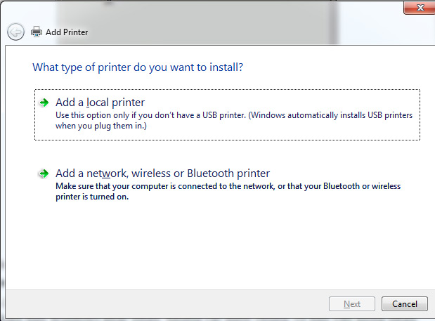Thêm máy in Thêm máy in