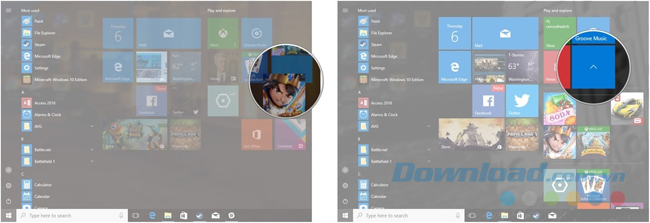 Tạo Live Folders Tạo Live Folders
