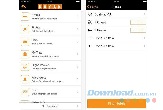 KAYAK Flight, Hotels & Cars KAYAK Flight, Hotels & Cars