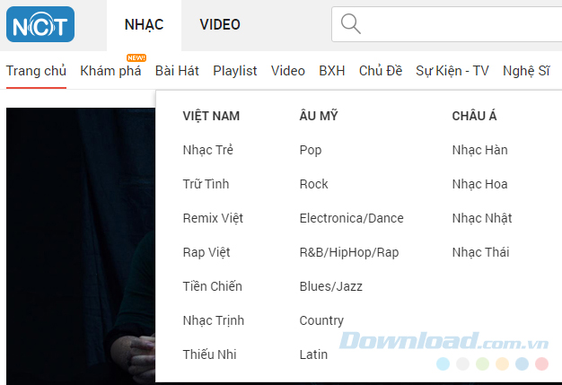 Trang chủ Nhạc của tui