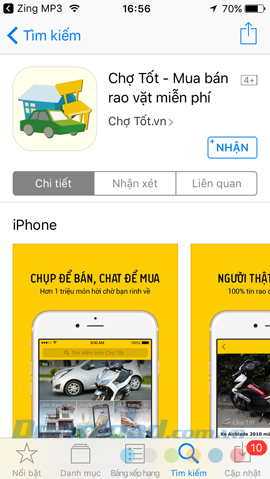 Ứng dụng Chotot