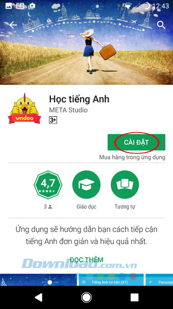 Cài đặt Học tiếng Anh