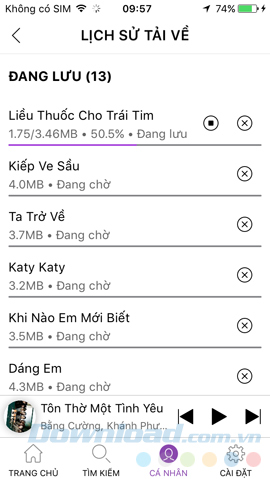 Đang tải về