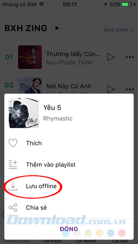 Lưu Offline