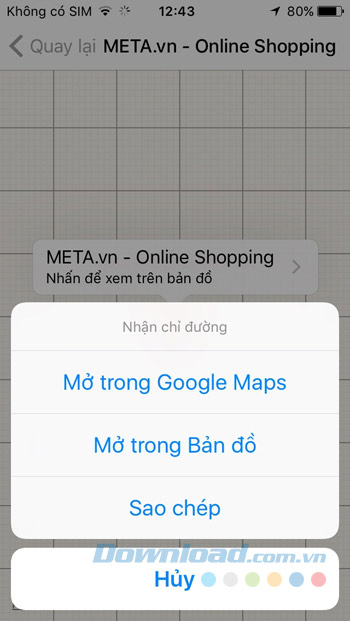 Nhận chỉ đường