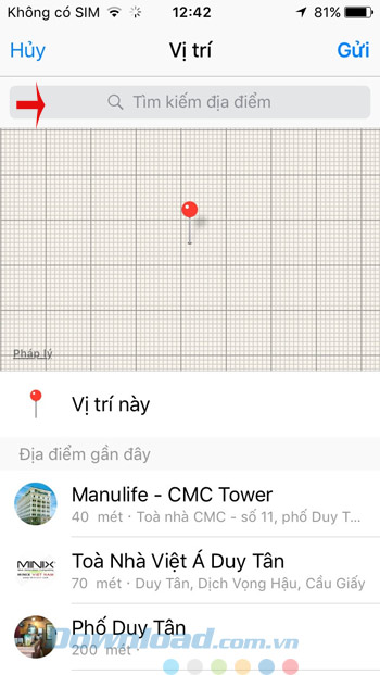 Tìm kiếm địa điểm