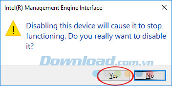 Xác nhận vô hiệu hóa Xác nhận vô hiệu hóa