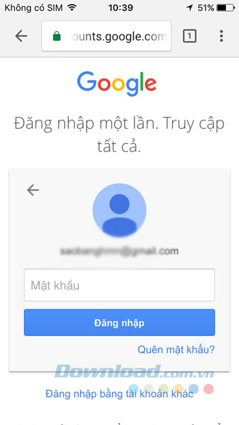 Nhập mật khẩu