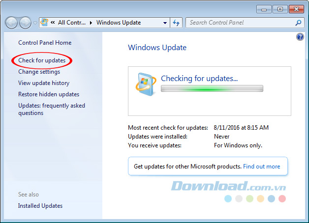 Check update Check update