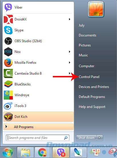 Control Panel Control Panel