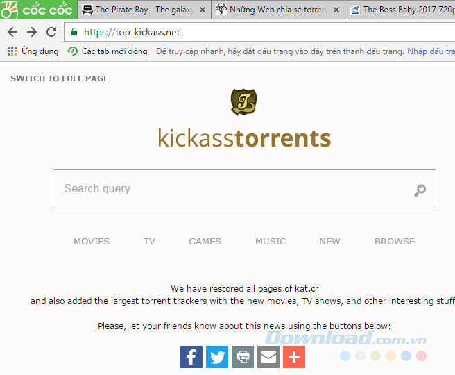 Trang tải torrent Trang tải torrent