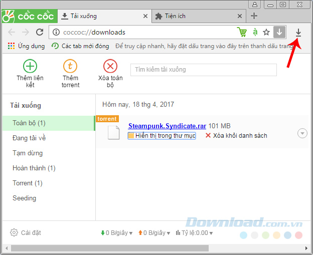 Lịch sử download