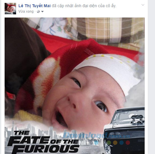 Ảnh đại diện Facebook sau khi cập nhật