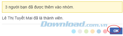 Thông báo thêm thành viên