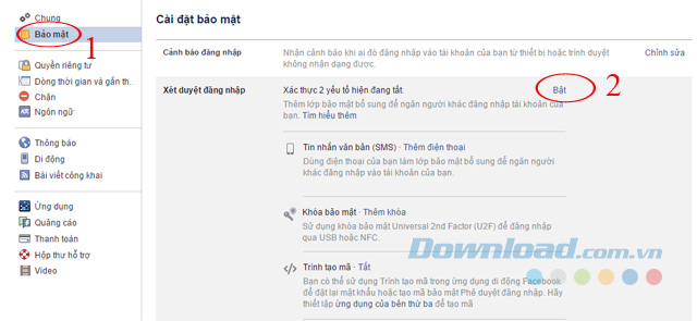 Xác thực 2 yếu tố