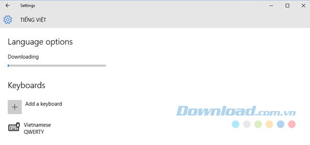 Tải gói ngôn ngữ Tải gói ngôn ngữ