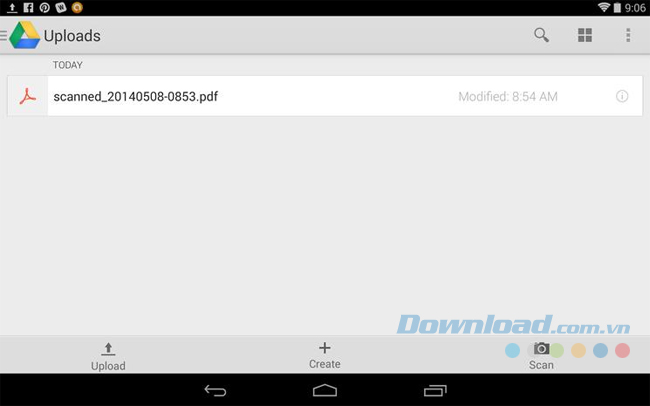 Quét với ứng dụng Google Drive trên di động Quét với ứng dụng Google Drive trên di động