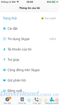 Thông tin tài khoản