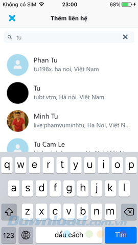 Tên Skype